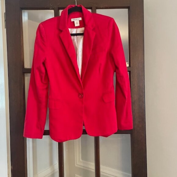 Arden B. Vintage Red Blazer, Size Medium - Picture 1 of 6